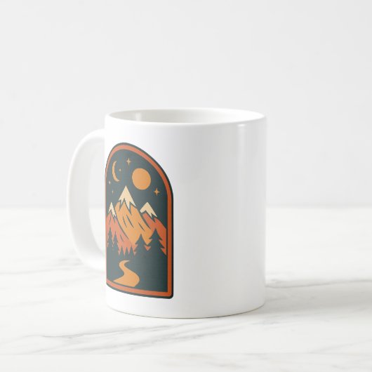 Celestial Landscape Classic Mug (Devant gauche)