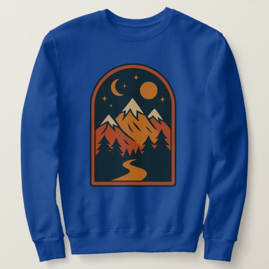 Celestial Landscape Men's Sweatshirt (Design voorkant)