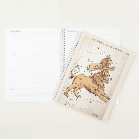 Celestial Leo Zodiac Planner (Display)