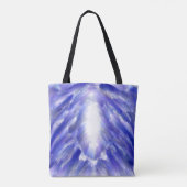 Celestial Light Burst Abstracte kunstprint Draagtas (Achterkant)