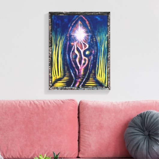 Celestial Light Canvas Afdruk (Insitu (Woonkamer))