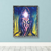 Celestial Light Canvas Afdruk (Insitu (Houten vloer))