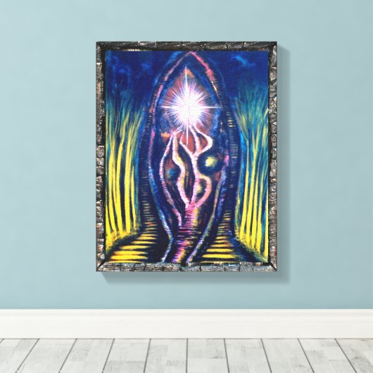 Celestial Light Canvas Afdruk (Insitu (Houten vloer))