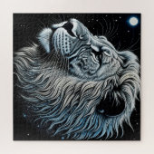 Celestial Lion Night Sky Air Art Legpuzzel (Horizontaal)