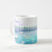Celestial Lotus Lake Fantasy Mug Koffiemok (Voorkant links)