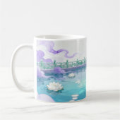 Celestial Lotus Lake Fantasy Mug Koffiemok (Links)