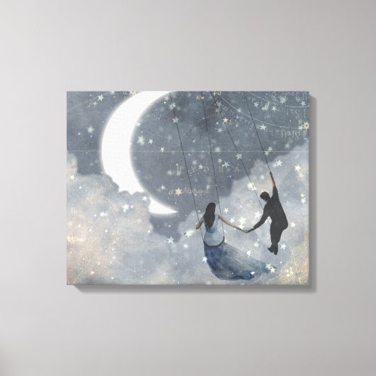 Celestial Love Canvas Afdruk (Voorkant)