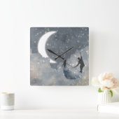 Celestial Love Vierkante Klok (Huis)