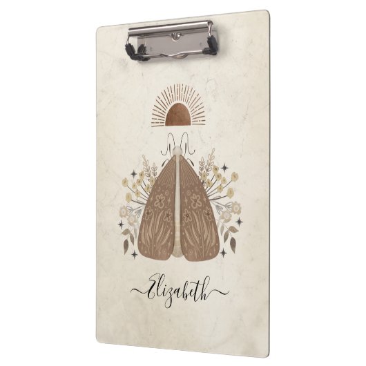 Celestial Luna vlinder klembord (Links)