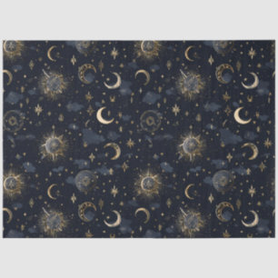 Celestial Maans & Sterren Tissuepapier