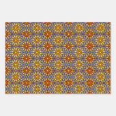 Celestial Mandala Sun Floral Inpakpapier Vel (Voorkant)