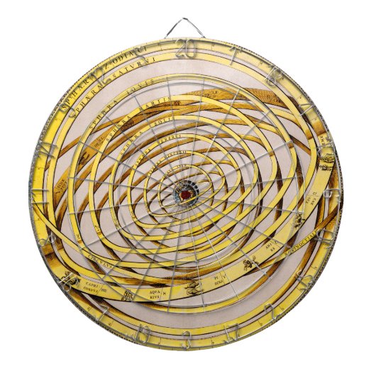 Celestial Map Andres Celarius Dart Board Dartbord (Voorkant)
