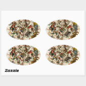 Celestial map.jpg ovale sticker (Vel)