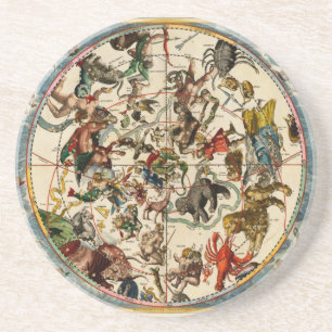 Celestial map.jpg zandsteen onderzetter