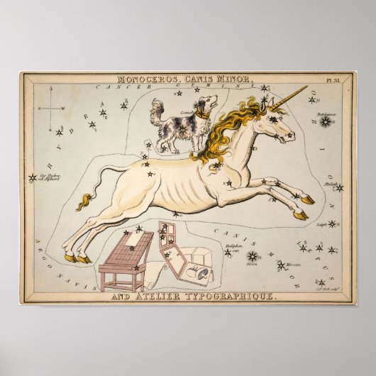 Celestial Map Poster (Voorkant)