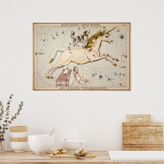 Celestial  Map Poster (Keuken)