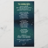 Celestial Mason Jar Firefly Trouwprogramma's Programma (Achterkant)