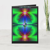 Celestial Masquerade Wenskaart Sjabloon (Voorkant)