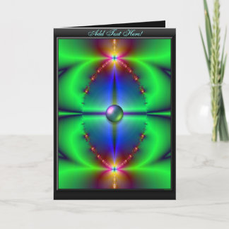 Celestial Masquerade Wenskaart Sjabloon