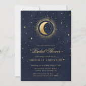Celestial Midnight Blue Vrijgezellenfeest Kaart (Voorkant)