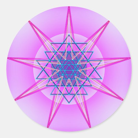 Celestial Might #9 Ronde Sticker (Voorkant)