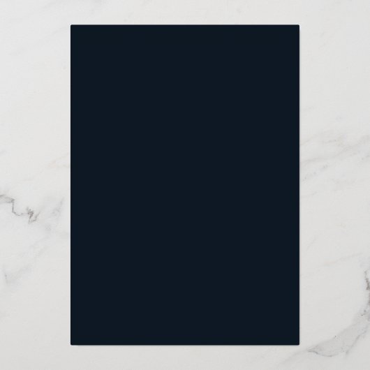 Celestial Moon and Stars Arch Save the Date Folie Uitnodiging (Achterkant)