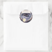 Celestial Moon Baby Shower Favor Stickers (Sac)