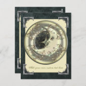 Celestial Moon Briefkaart (Voorkant / Achterkant)