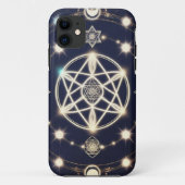 Celestial Moon Cycle Mandala – Sacred Geometry Case-Mate iPhone Case (Achterkant)
