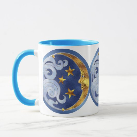 Celestial Moon en Stars Mok (Links)