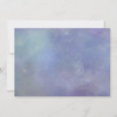 Celestial Moon Galaxy Whimsical Photo Wedding Save The Date (Achterkant)
