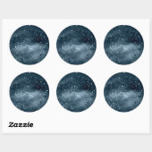 Celestial Moon | Night Sky Envelope Seal Sticker (Vel)