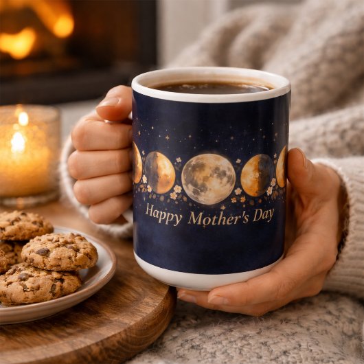 Celestial Moon Phase Mother's Day Mug Large 15oz
