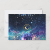 Celestial Moon Phase Response Kaart (Achterkant)