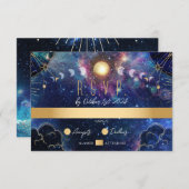 Celestial Moon Phase Response Kaart (Voorkant / Achterkant)