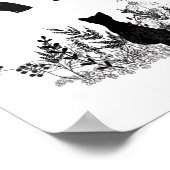 Celestial Moon Phases Cat Poster (Hoek)