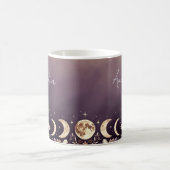 Celestial Moon Phases Crystal Botanical Name Mug (Centre)
