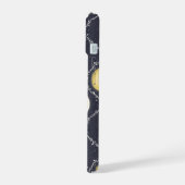 Celestial Moon Phases Pattern iPhone 15 Hoesje (Linkerkant)