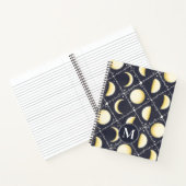 Celestial Moon Phases Pattern Notitieboek (Binnen)