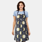 Celestial Moon Phases Pattern Schort (Gedragen)