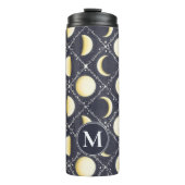 Celestial Moon Phases Pattern Thermosbeker (Voorkant)