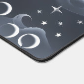 Celestial Moon Phases Soft Grey Luxury Aesthetic (Coin)