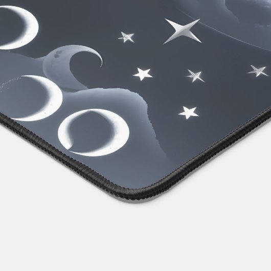Celestial Moon Phases Soft Grey Luxury Aesthetic (Coin)