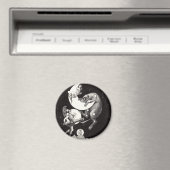 Celestial Moon Sky Universe God Night Illustration Magneet (Insitu (Vaatwasser))