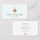 Celestial Moon Star Boho Gold Visitekaartje (Voorkant / Achterkant)