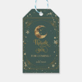 Celestial Moon Stars Frame Cadeaulabel (Voorkant)