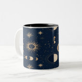 Celestial Moon Stars Mug (Devant gauche)