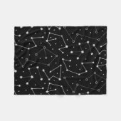 Celestial Moon Theme Fleece Deken (Voorkant (Horizontaal))