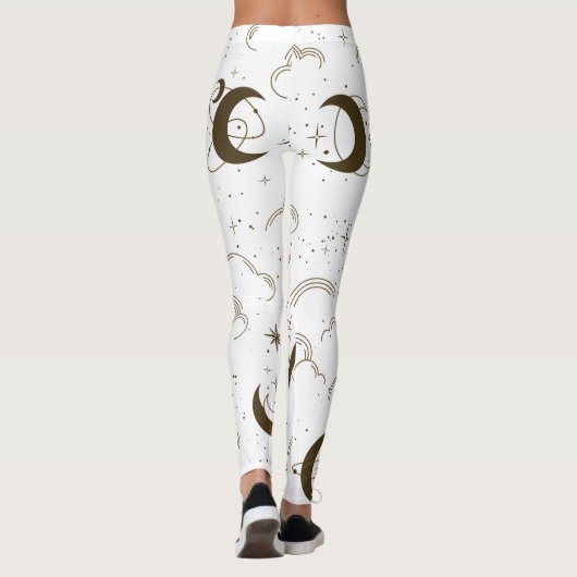 Celestial Moon Theme Leggings (Achterkant)