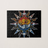 Celestial Mosaic Sun en Moon Legpuzzel (Horizontaal)